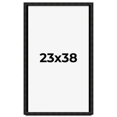 23x38 Shadow Box Black Rustic Barnwood Display Frame | 1.125 Inch