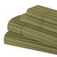 preview thumbnail 77 of 75, Superior Gyda Deep Pocket 400-Thread Count Striped Egyptian Cotton Sheets Split King - Sage