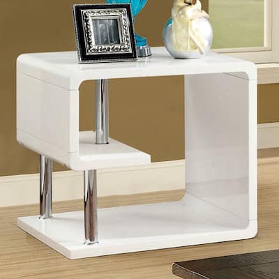 Ninove Contemporary Style End Table - 22 H x 23.5 W x 23.5 L Inches