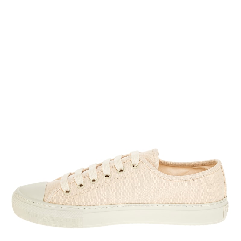 Prada Men's Triangle Logo Hemp Sneakers