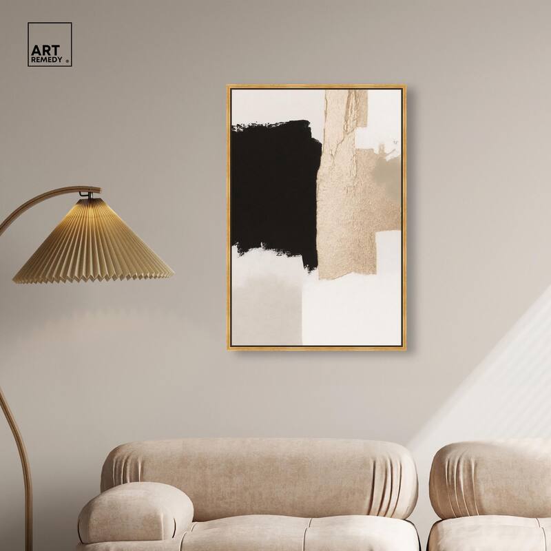 Earth and Ink II Canvas by Art Remedy