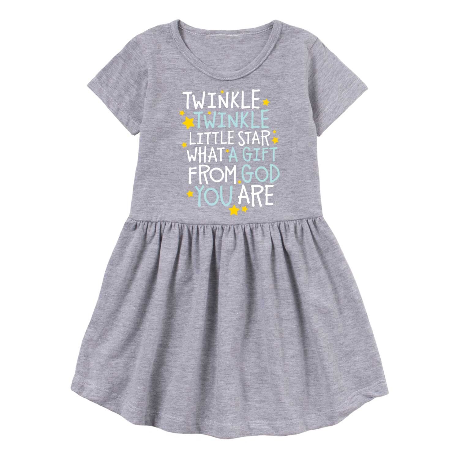 Shop What A Gift From God Easter Toddler Girl T Shirt Dress W