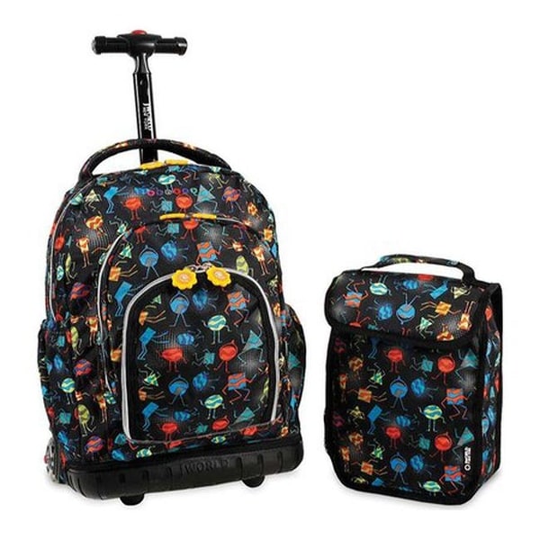 jworld rolling backpack with lunch bag