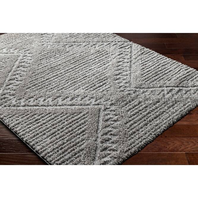 Livabliss Nomadic Boho Diamond Plush Area Rug