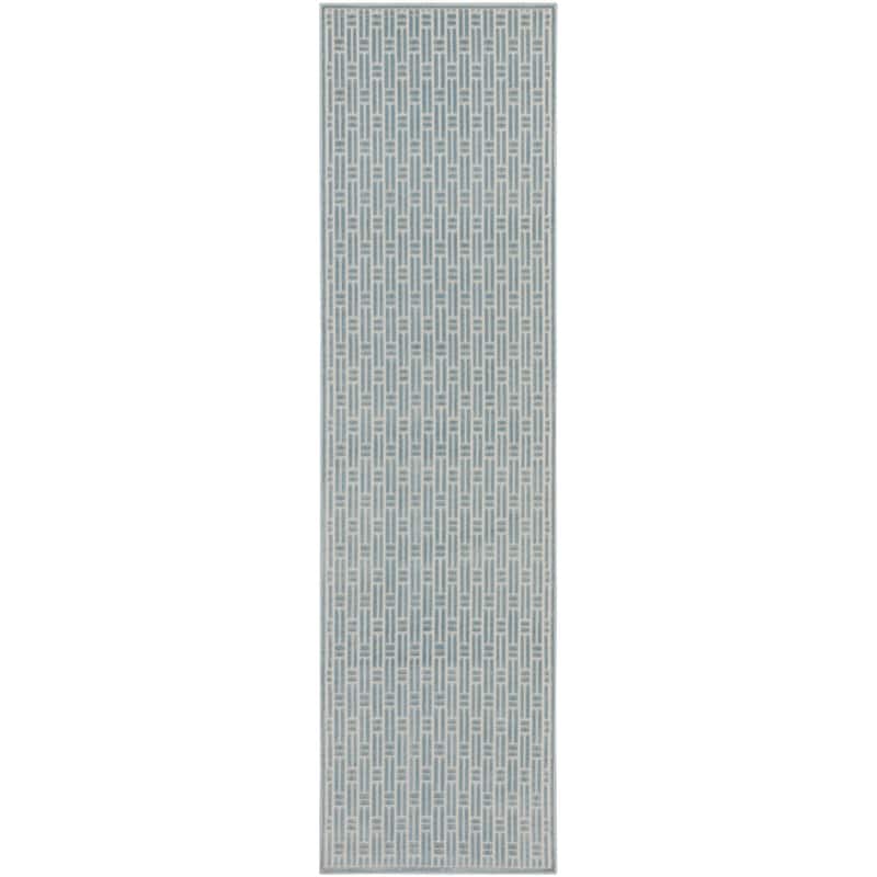 Nourison Washable Charm Indoor only Modern Geometric Area Rug