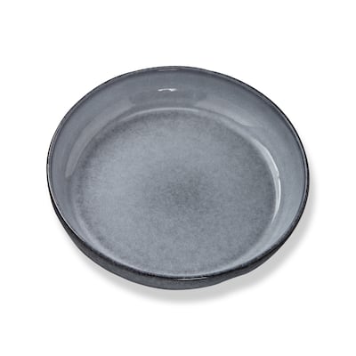 Logan Dinner Serving Bowl Stoneware Dishwasher Safe Light Blue, 9 inch, 41 oz, Set 4