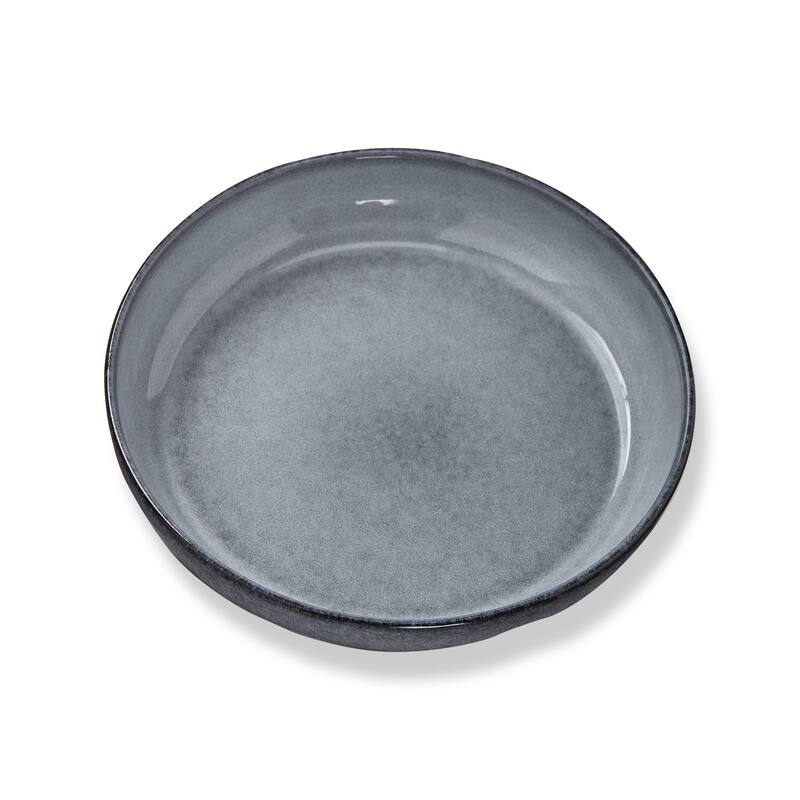 Logan Dinner Serving Bowl Stoneware Dishwasher Safe Light Blue, 9 inch, 41 oz,