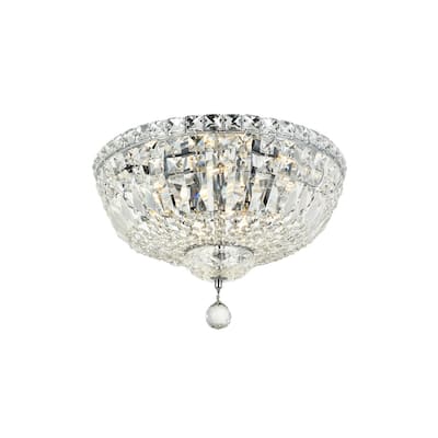 Noah 6-light 16-inch Flush-Mount Chandelier - 16 Inch