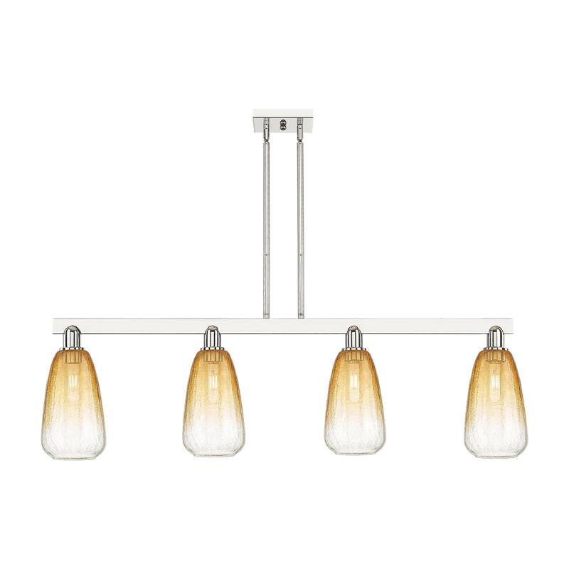 Innovations Lighting Urban Downtown - Brookhaven Almond - 4 Light 48" Stem Hung Island Light