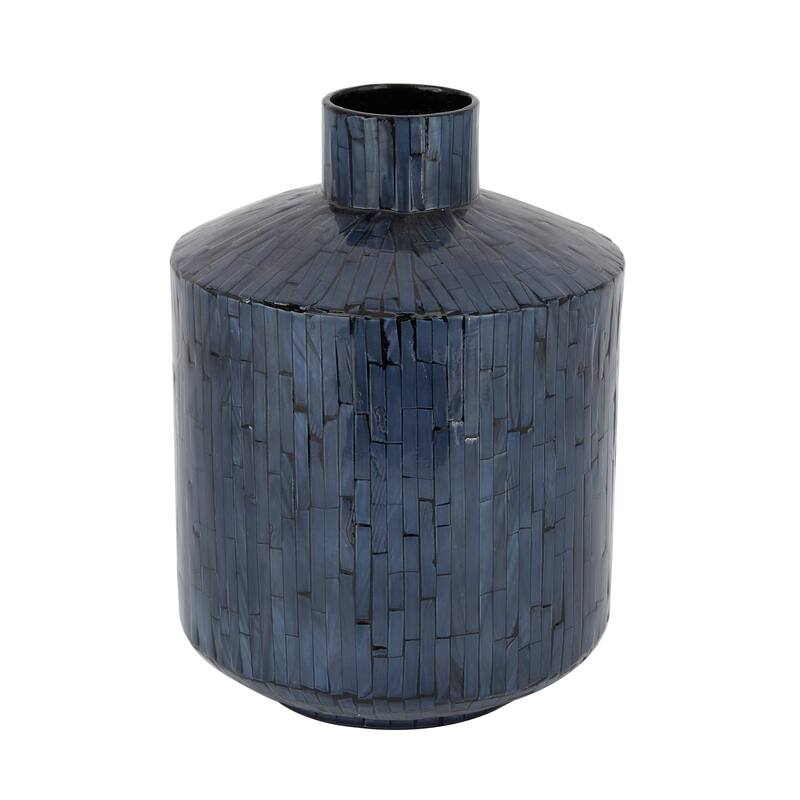 Blue Shell Contemporary Vase