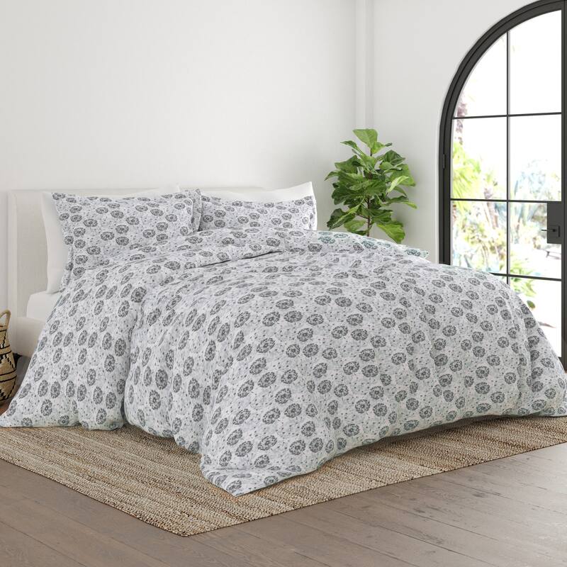 Simply Soft Oversized 3 Piece Make a Wish Print Duvet Cover Set