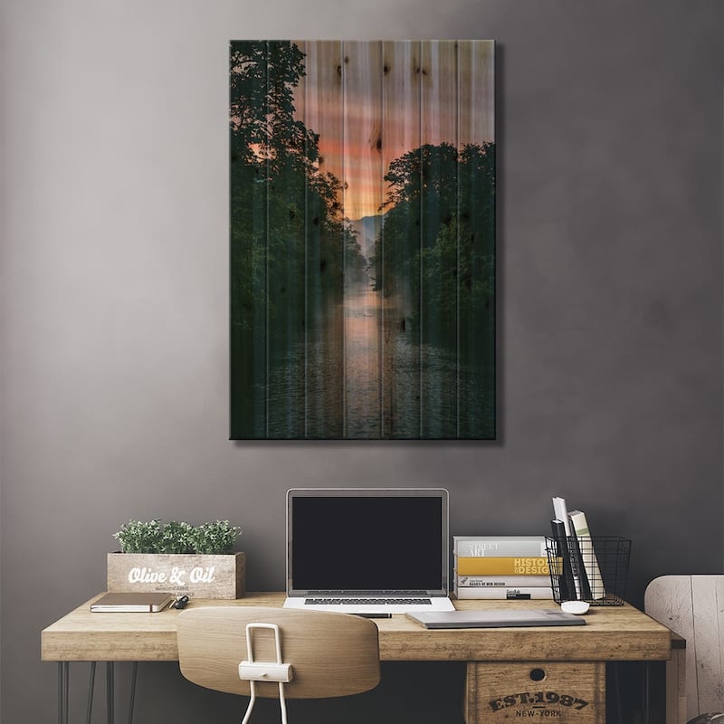 Strobl, Austria I Print On Wood by Sebastian Scheichl - Multi-Color