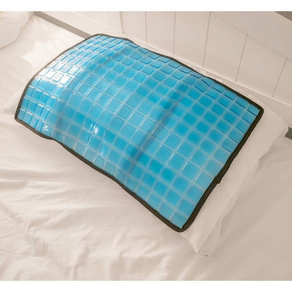 Cooling Gel Pillow Pad w Chill Gel Cells Cooling Mat For Hot Flashes