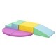 preview thumbnail 1 of 10, Foam Climbing Blocks for Toddlers and Preschoolers - Soft Climbing Indoor Set Pink