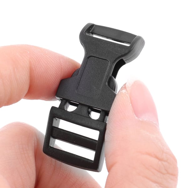 Backpack Replacement Strap Adjustive Quick Release Buckle Black 20 Pcs -  1.4 x 0.6 x 0.2(L*W*T)