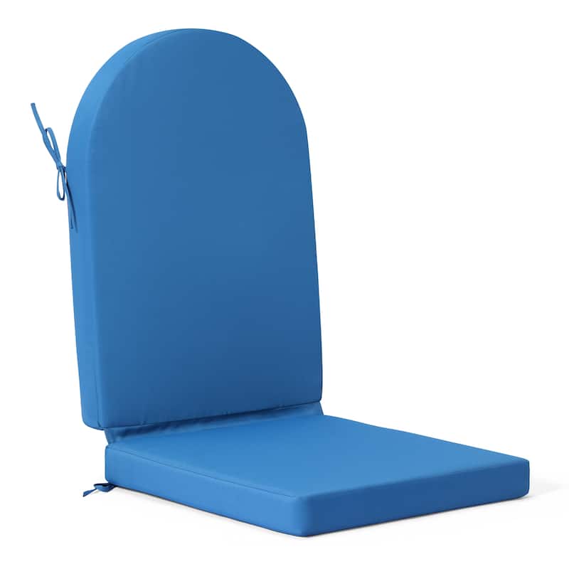 Laguna All Weather Poly Outdoor Adirondack Chair Seat And Back Cushion (Cushions Only)