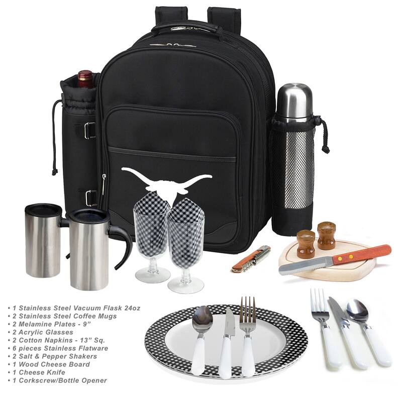 NCAA Texas Longhorns 2-Person Coffee Picnic Backpack