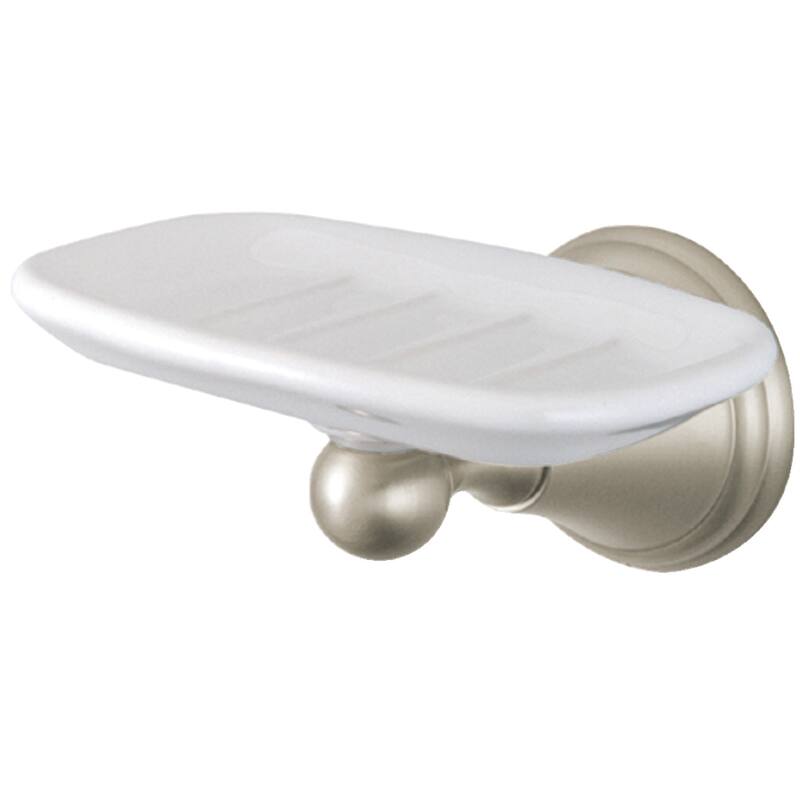 Governor Wall-Mount Soap Dish Holder - Brushed Nickel