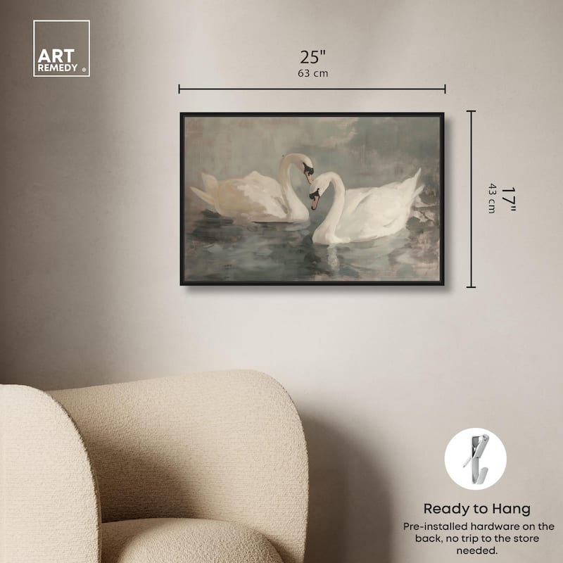 Ivory Idyllic Canvas by Art Remedy