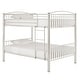 preview thumbnail 55 of 64, Calexico VersaFlex Metal Bunk Bed by iNSPIRE Q Junior Convertible Full over Full - White
