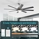 preview thumbnail 126 of 128, Sofucor 52/66/72/76/84Inch Large Ceiling Fan with Dimmable LED Light ,Remote&APP Control,8 Blades for Large Living Room,Porch