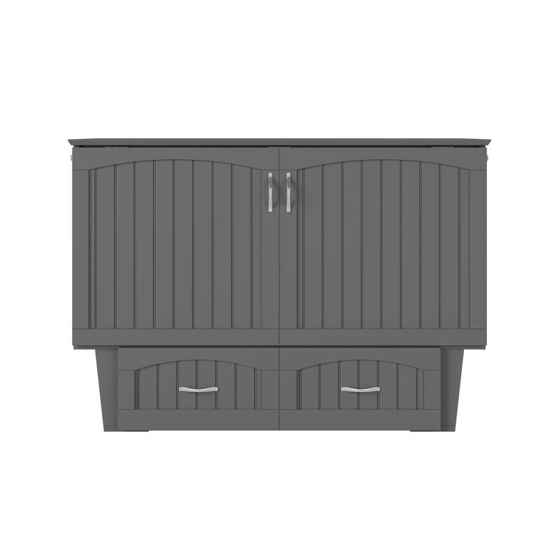 Murphy Bed Chest - Storage Drawer & USB Charger - Space Saving Furniture