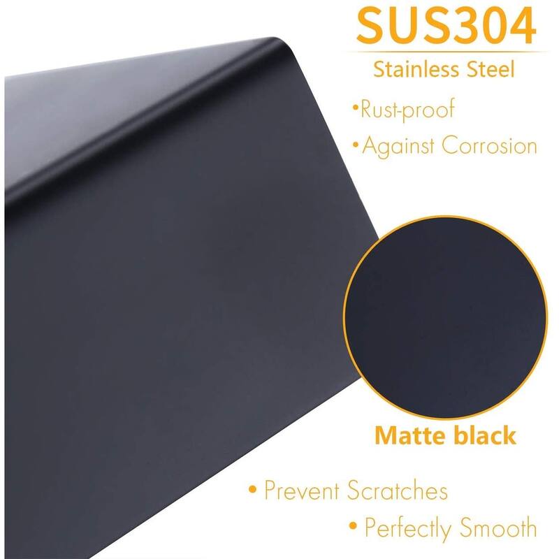 Modern Square Wall Mount Bathroom Towel Ring