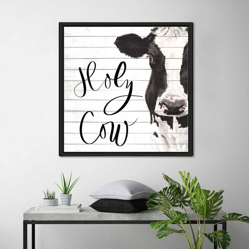 "Holy Cow" Print on Floating Canvas