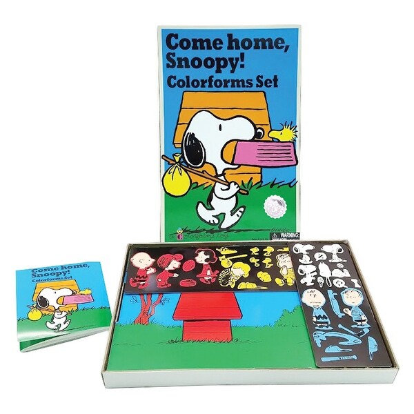 come home snoopy colorforms