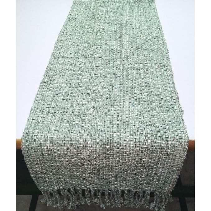 Tone on Tone 100 Cotton Runner 13X72 - Green