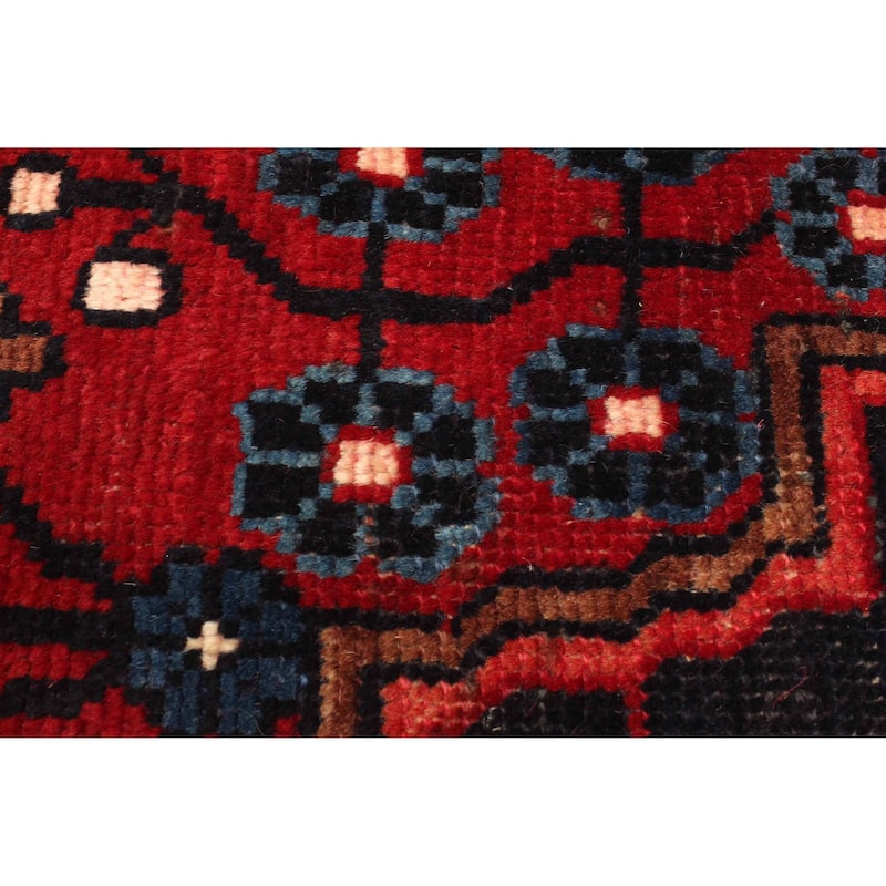 ECARPETGALLERY Hand-knotted Andelz Dark Red Wool Rug - 4'0 x 6'9