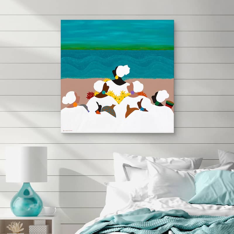 Remembrance Sullivan Island by Synthia SAINT JAMES Canvas Art Print