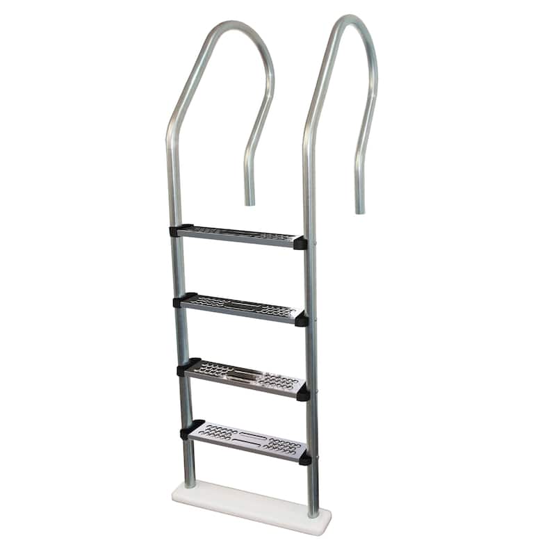 Blue Wave Premium Stainless Steel Reverse Bend In-pool Ladder for Above Ground Pools
