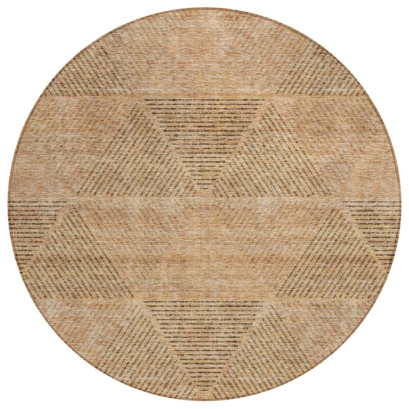 Machine Washable Indoor/ Outdoor Chantille Contemporary Prism Rug