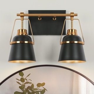 Black and copper vanity light on sale