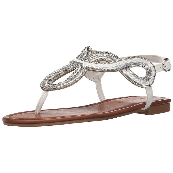 CL by Laundry Womens Night Time Split Toe Casual Slingback White Calf Size 60 CL by Laundry Womens Night Time Split Toe Casual Slingback White Calf Size 60