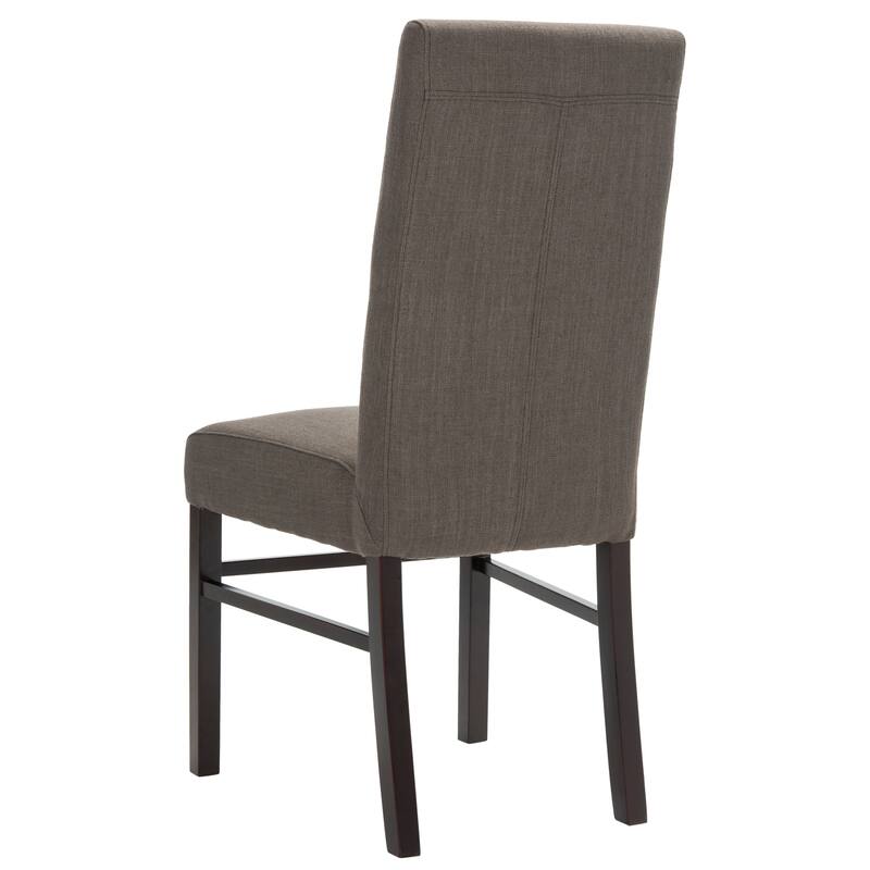 SAFAVIEH Kandi Parsons Stripe Linen Dining Chairs (Pack Of 2) - 18.5" x 23.8" x 39.4" - 19"W x 24"D x 39"H