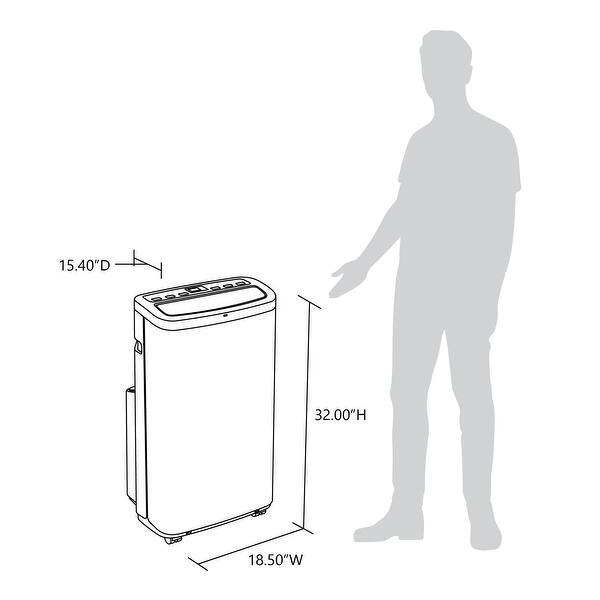 Newair 14,000 BTU Portable Air Conditioner and Heater, with Easy Setup