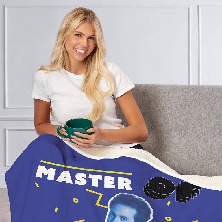 Warner Bros Seinfeld My Domain Silk Touch Sherpa Throw Blanket