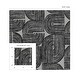 preview thumbnail 6 of 10, Seabrook Designs Piper Geometric Non-Woven Unpasted Wallpaper