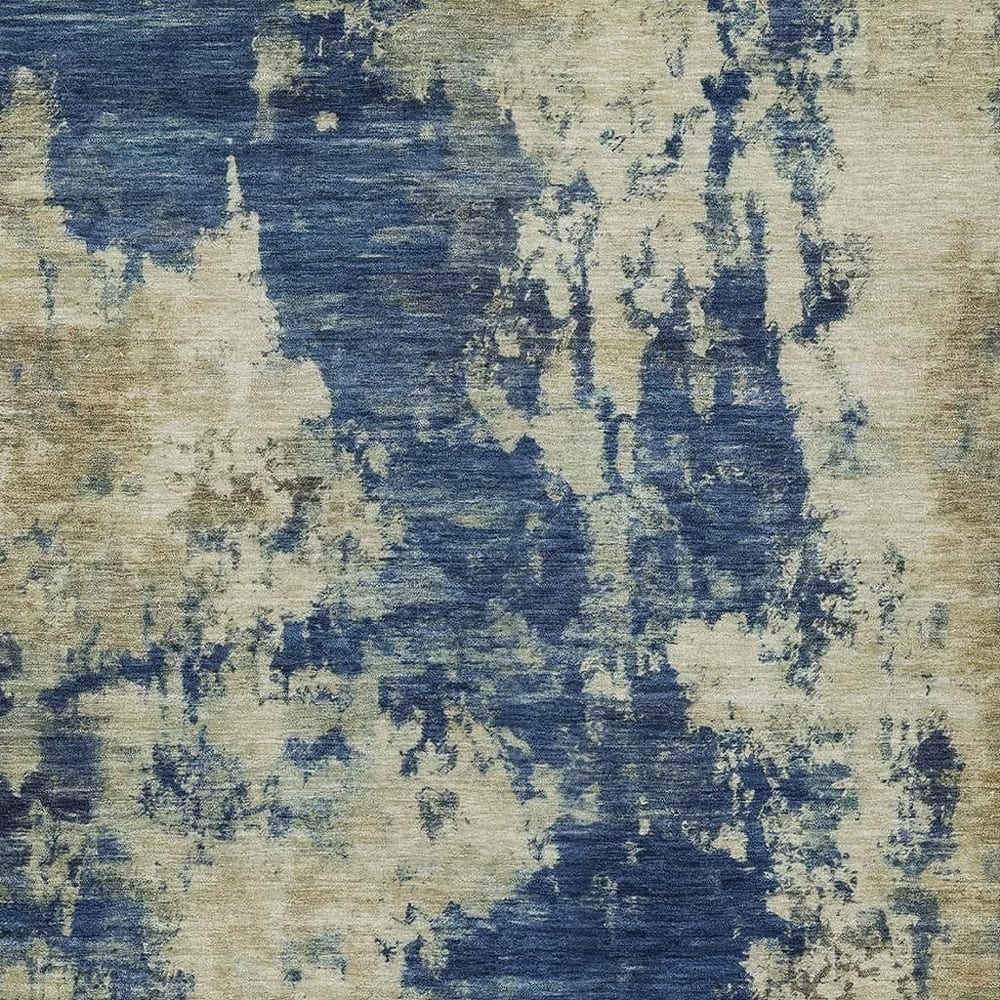 HomeRoots Abstract Transitional Rectangle Outdoor Rug