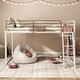 preview thumbnail 1 of 4, Furniture of America Haven Twin Size Metal Junior Loft Bed with Ladder.