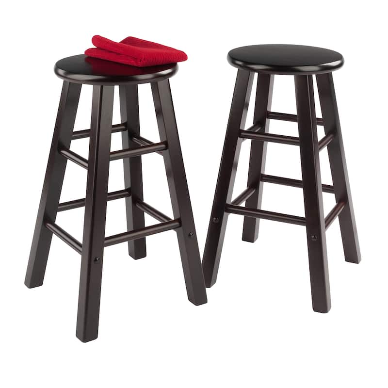 Element 2-Pc Counter Stool Set - 13.39 x 13.39 x 23.86 inches