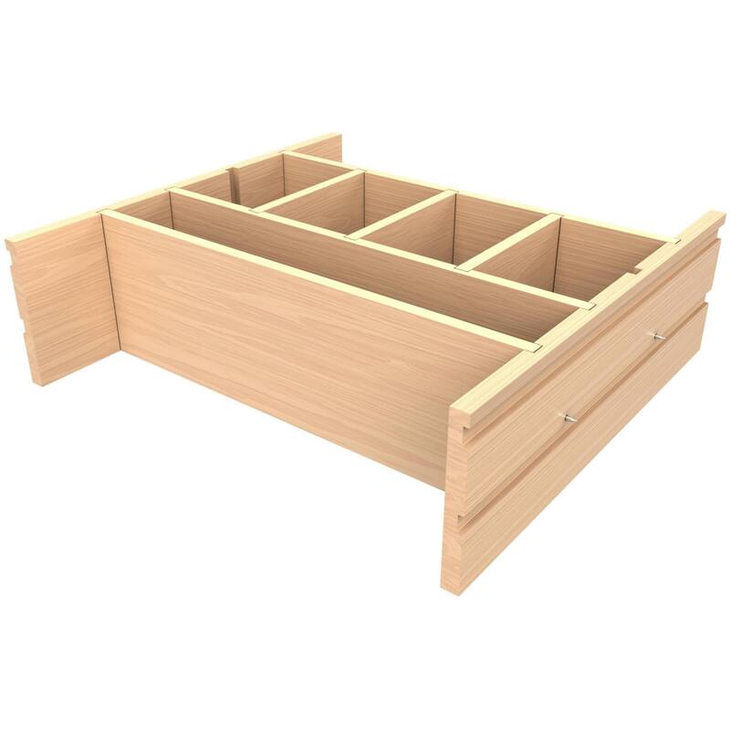 Rev-A-Shelf 4WDIV-24-1 Wood Classics 18-3/4"W Kitchen Organizer - Maple