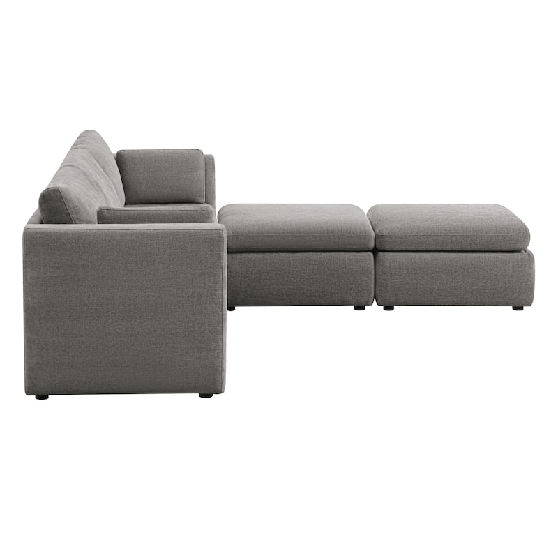 Celia Oversized Modular Sectional Fabric Sofa Set