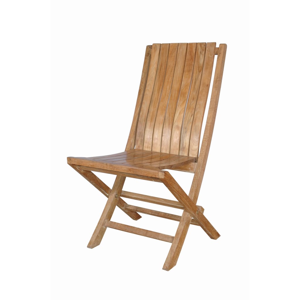 Comfort Teak Outdoor Dining Chair - Foldable (Set of 2)
