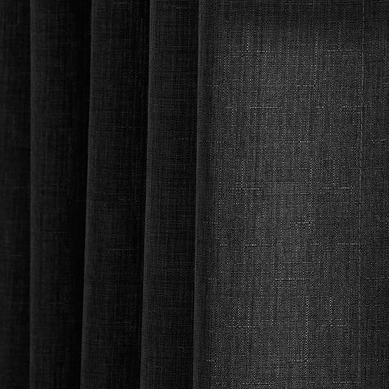 Miller Curtains WAKEFIELD Hidden Back Tab Blackout Panel
