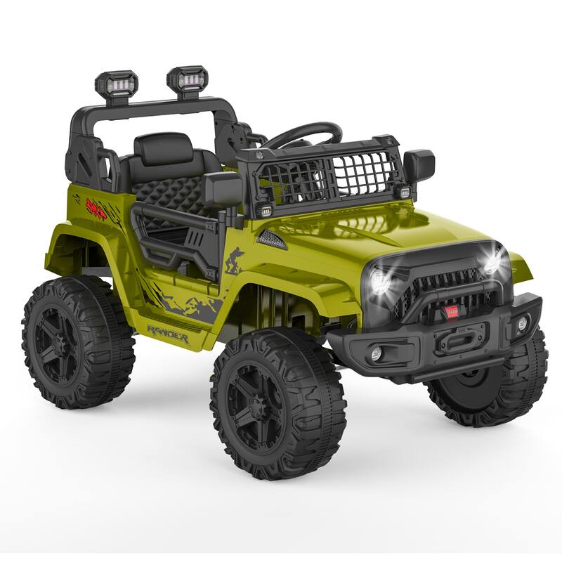 12V Ride on Truck Car with Remote Control and LED Lights