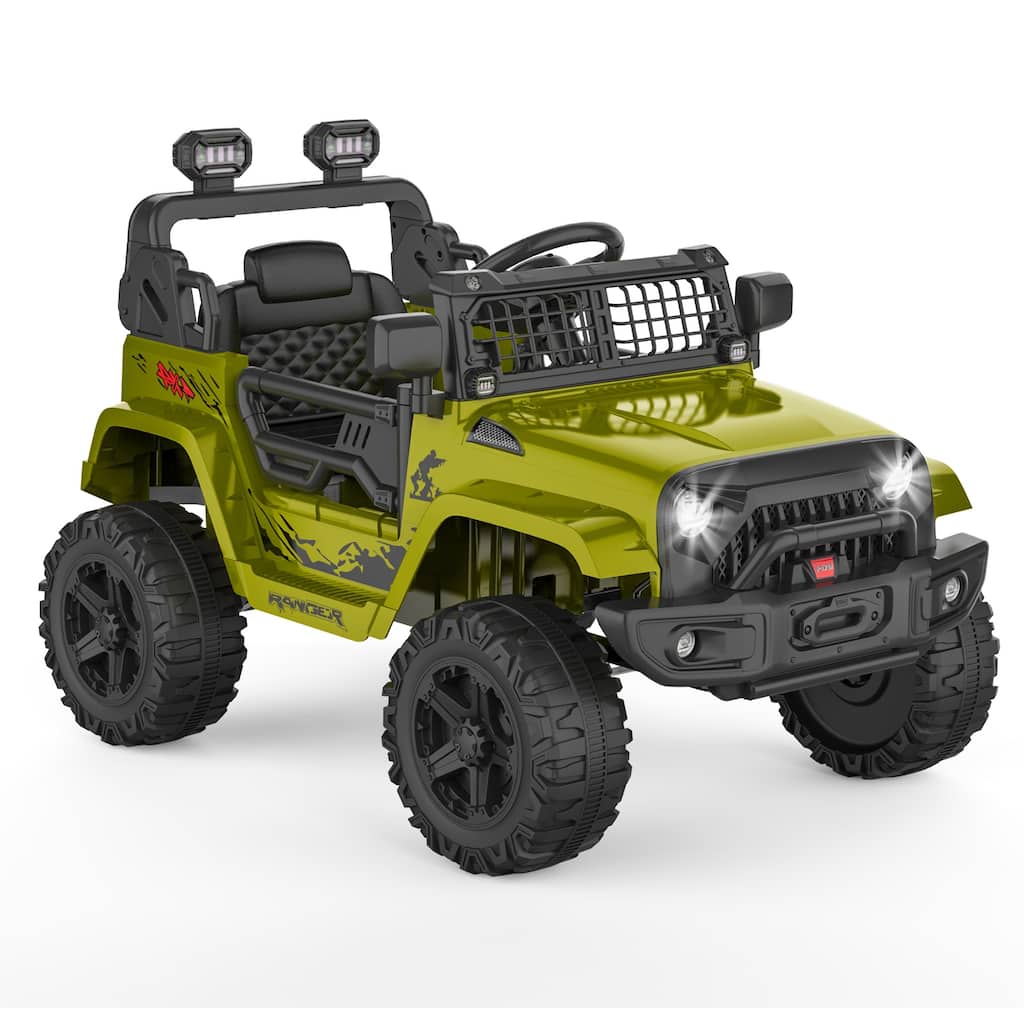 12V Ride on Truck Car with Remote Control and LED Lights