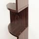 Danya B. Decorative 5-Tier Corner Floating Wall Mount Shelving Unit